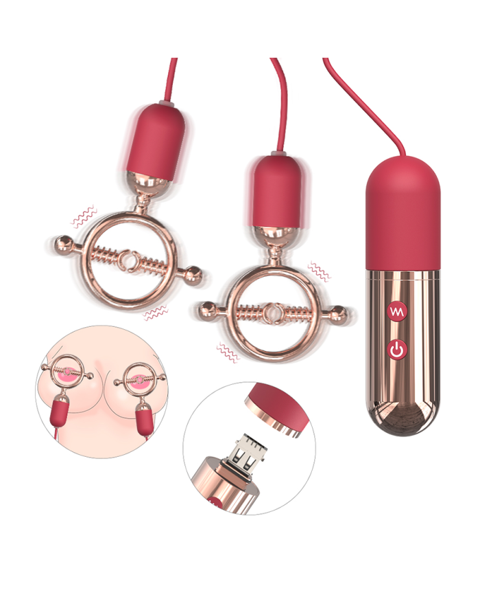 Vibrador Para Pezones Forbidden Lock