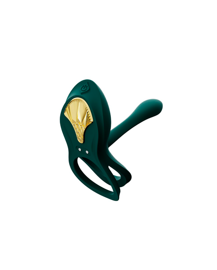 Anillo Vibrador de Lujo Bayek Turqoise Green Controlado por APP Global by ZALO