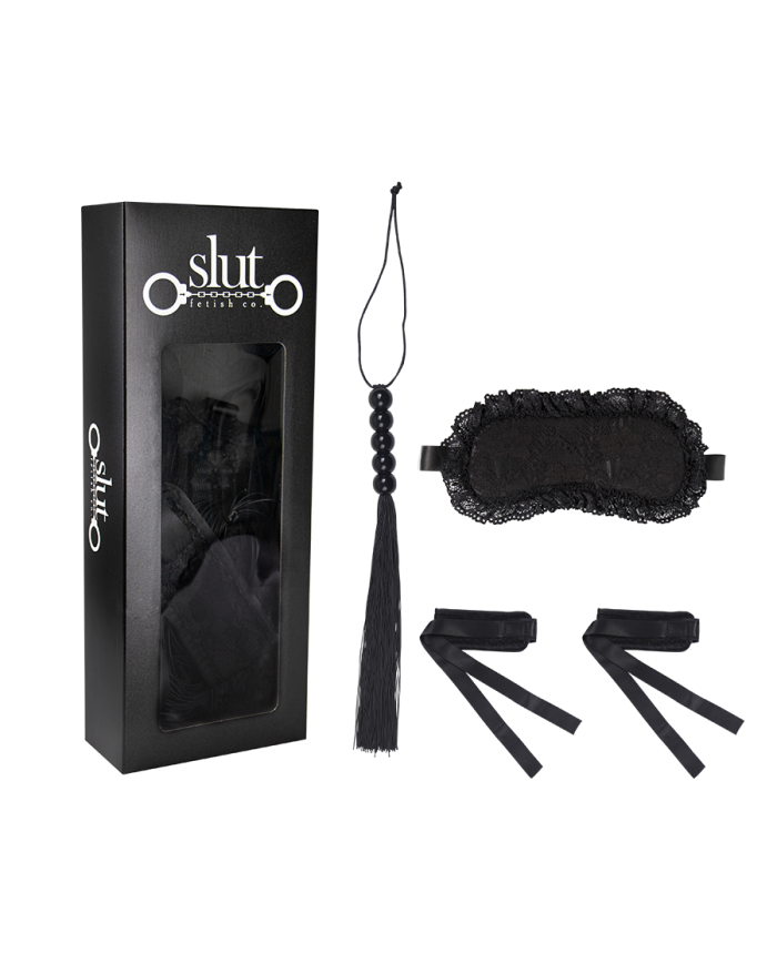 Bondage 3 Piezas Black Polyester