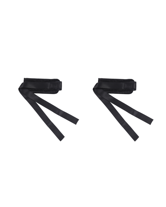 Bondage 3 Piezas Black Polyester