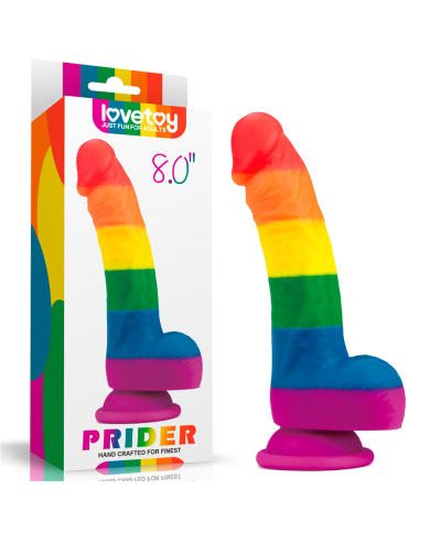 Dildo Prider Rainbow 8''