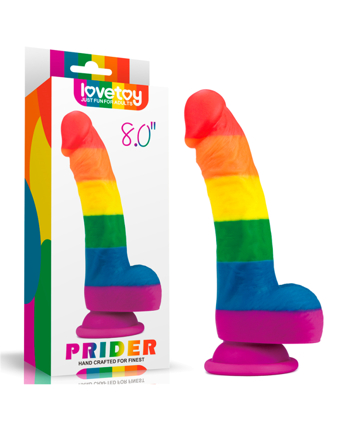 Dildo Prider Rainbow 8''