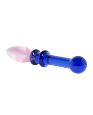 Dildo Vidrio Crystal Blue