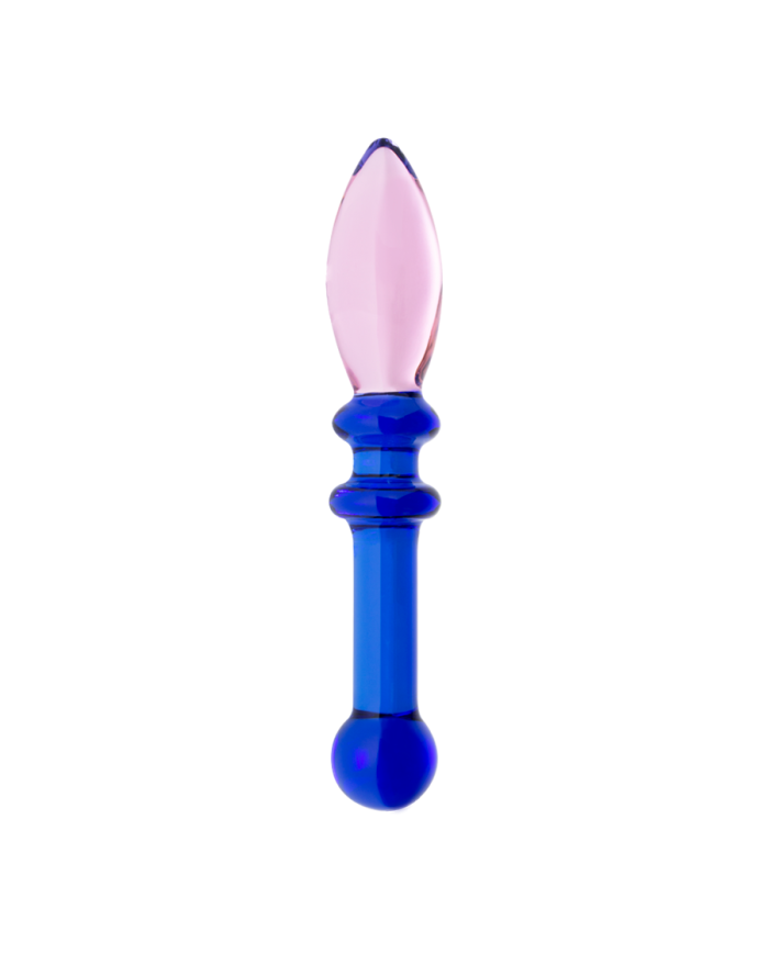 Dildo Vidrio Crystal Blue