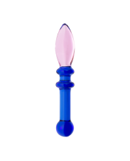 Dildo Vidrio Crystal Blue
