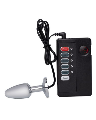 Plug Anal Metal Estimulación Electrico Buzz It!