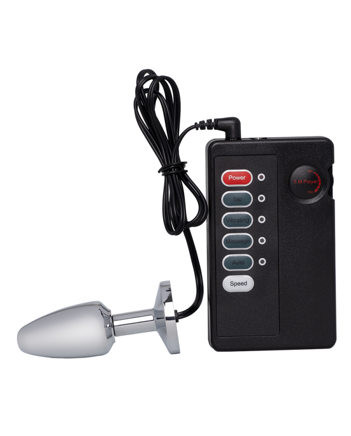 Plug Anal Metal Estimulación Electrico Buzz It!