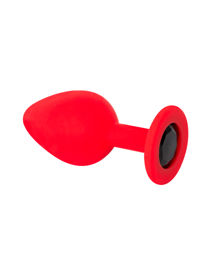 Plug Anal Squishy Gema Negra Talla M