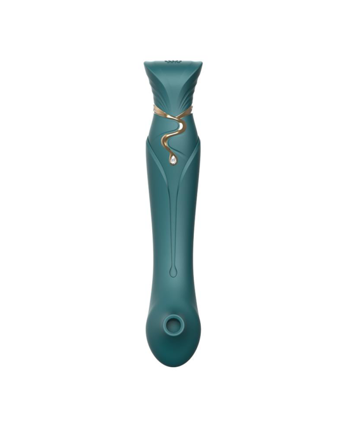 Set Vibrador de Lujo Queen Jewel Green Controlado por APP Bluetooth by ZALO Set Vibrador de Lujo Queen Jewel Green Controlado por APP Bluetooth by ZALO