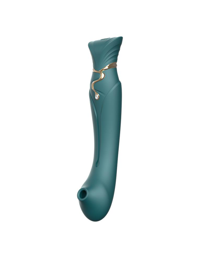 Set Vibrador de Lujo Queen Jewel Green Controlado por APP Bluetooth by ZALO Set Vibrador de Lujo Queen Jewel Green Controlado por APP Bluetooth by ZALO