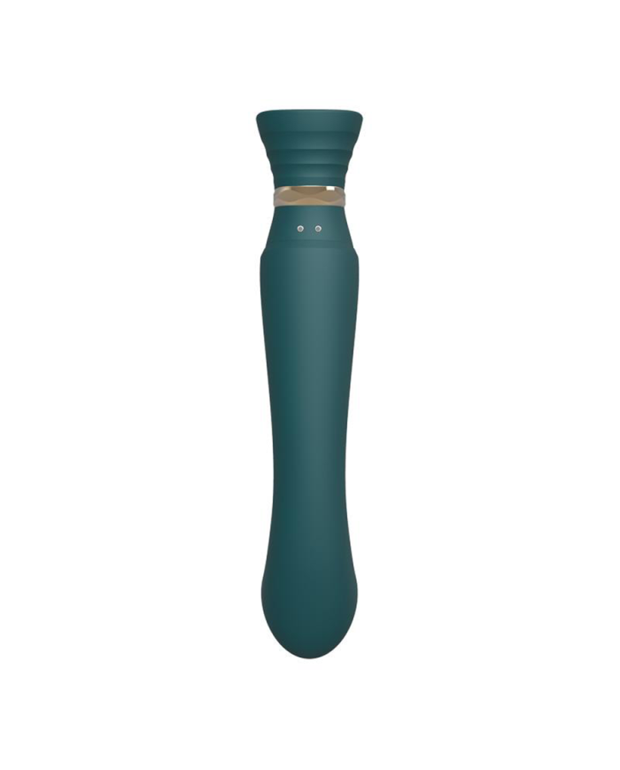 Set Vibrador de Lujo Queen Jewel Green Controlado por APP Bluetooth by ZALO Set Vibrador de Lujo Queen Jewel Green Controlado por APP Bluetooth by ZALO