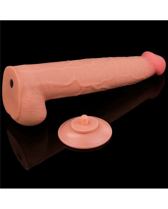 13.5'' King Sized Sliding Skin Dual Layer Dong Flesh