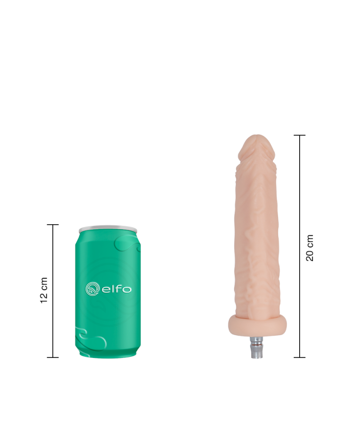 Dildo Jax Flesh Compatible con Lovense Machine Dildo Jax Flesh Compatible con Lovense Machine