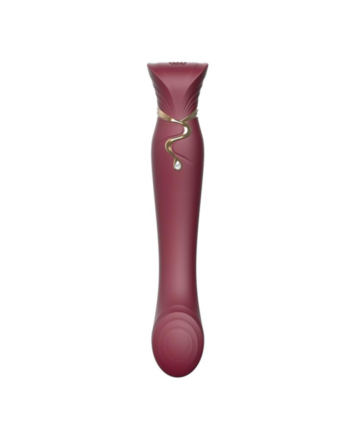 Set Vibrador de Lujo Queen Wine Red Controlado por APP Bluetooth by ZALO