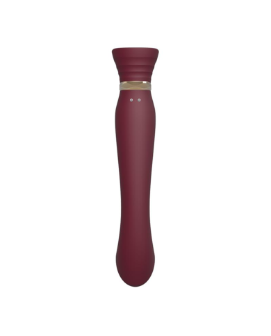 Set Vibrador de Lujo Queen Wine Red Controlado por APP Bluetooth by ZALO