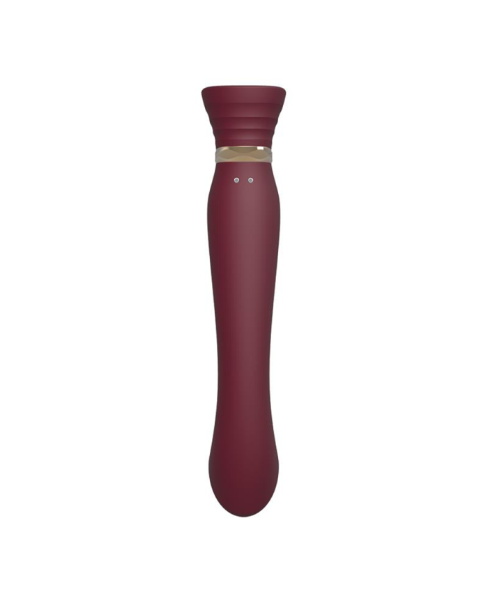 Set Vibrador de Lujo Queen Wine Red Controlado por APP Bluetooth by ZALO