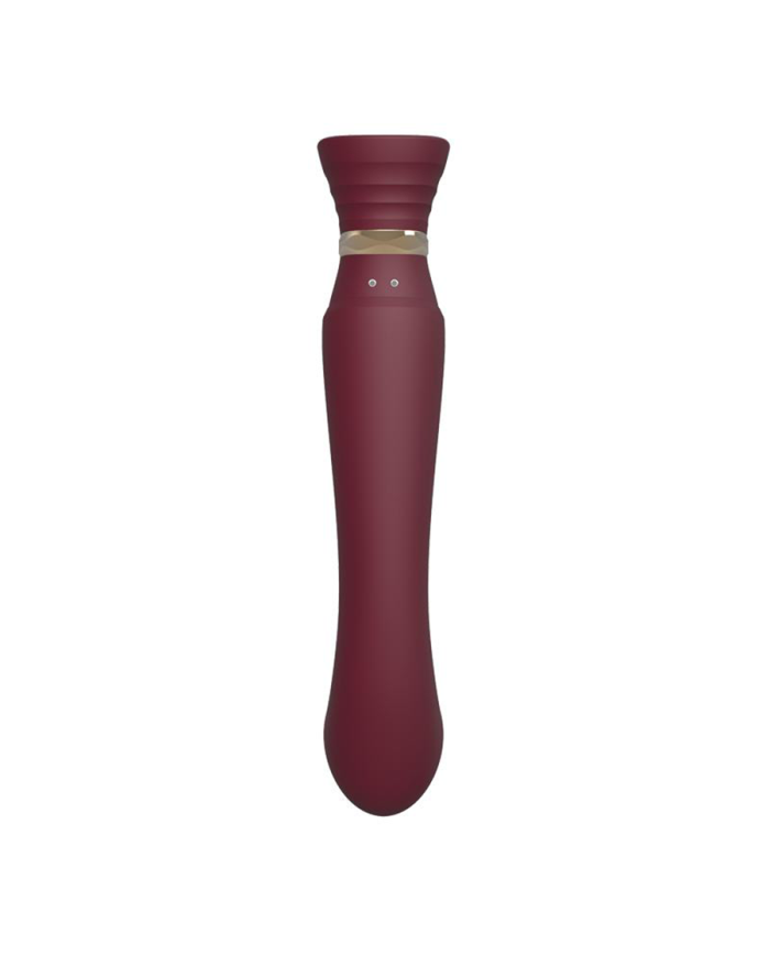 Set Vibrador de Lujo Queen Wine Red Controlado por APP Bluetooth by ZALO