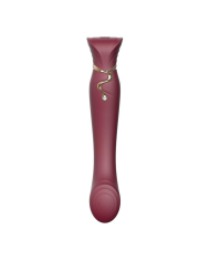 Set Vibrador de Lujo Queen Wine Red Controlado por APP Bluetooth by ZALO