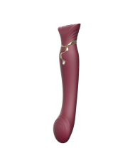 Set Vibrador de Lujo Queen Wine Red Controlado por APP Bluetooth by ZALO