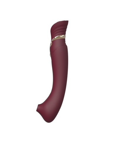 Set Vibrador de Lujo Queen Wine Red Controlado por APP Bluetooth by ZALO