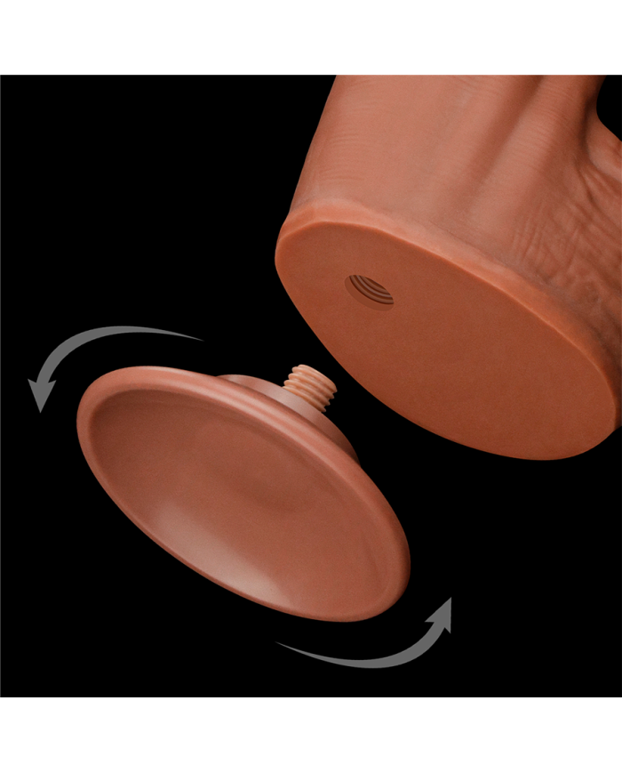 12'' King Sized Sliding Skin Dual Layer Dong Brown
