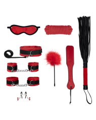 Bondage 9 Piezas Red And Black