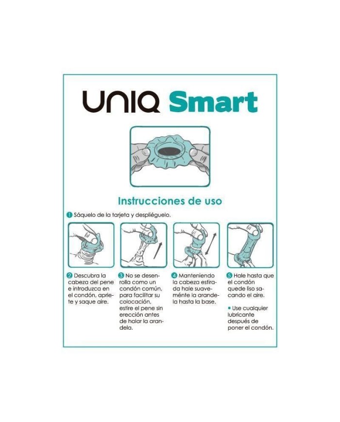 Condón Uniq Smart Pre Erección x 3 Unidades Condón Uniq Smart Pre Erección x 3 Unidades