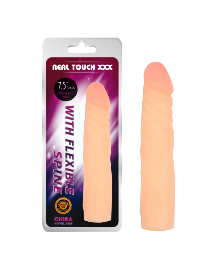 Dildo Flexible With Spine 7.5''