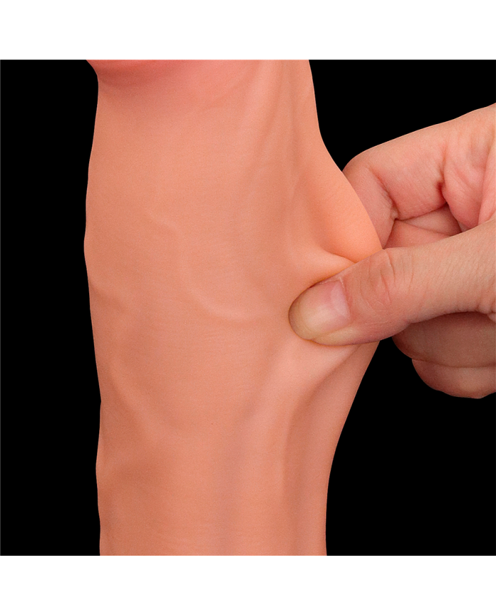 11.5'' King Sized Sliding Skin Dual Layer Dong Flesh