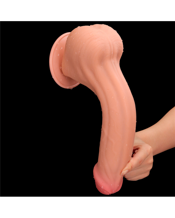 11.5'' King Sized Sliding Skin Dual Layer Dong Flesh