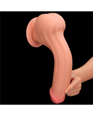 11.5'' King Sized Sliding Skin Dual Layer Dong Flesh