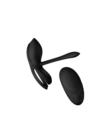 Anillo Vibrador de Lujo Bayek Obsidian Black Controlado por APP Global by ZALO