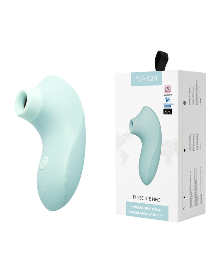 Estimulador Clitorial Pulse Lite NEO Azul Controlado por APP Global By Svakom