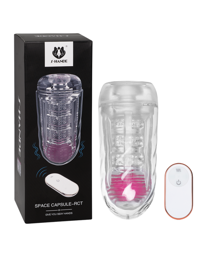 Masturbador Space Capsule Control Remoto