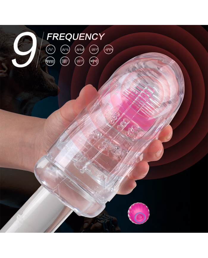 Masturbador Space Capsule Control Remoto