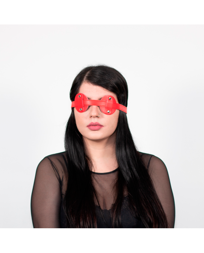 Tapaojos Cuero Rojo