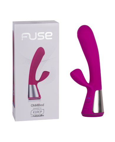 Vibrador Doble Estimulación Fuse Pink Controlado por APP Global by Kiiro