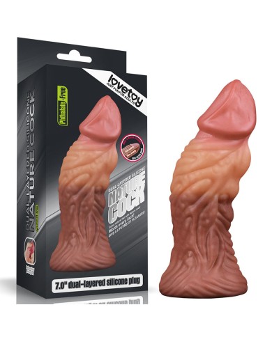 Dildo 7.0'' Dual Layered Platium