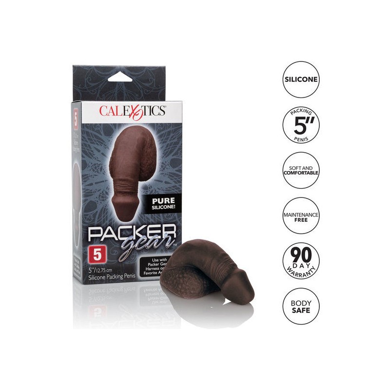 CALEXOTICS - PACKING PENIS PENE DE SILICONA 12.75CM NEGRO