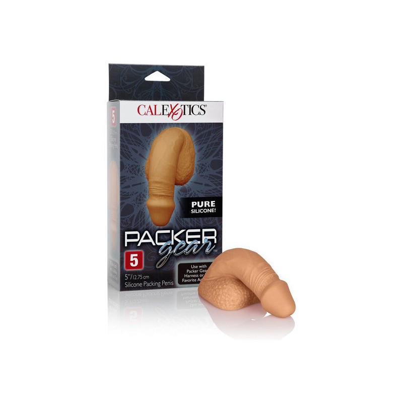 CALEXOTICS - PACKING PENIS PENE DE SILICONA 12.75CM CARAMELO