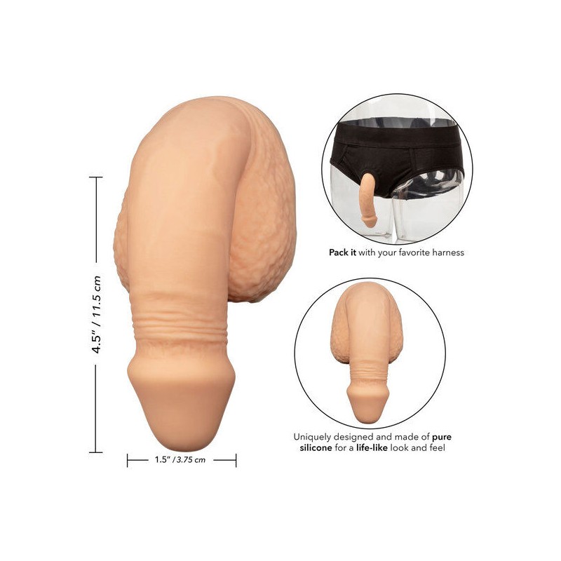 CALEXOTICS - PACKING PENIS PENE DE SILICONA 12.75CM NATURAL