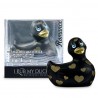 BIG TEASE TOYS - I RUB MY DUCKIE 2.0 | PATO VIBRADOR ROMANCE (BLACK & GOLD)