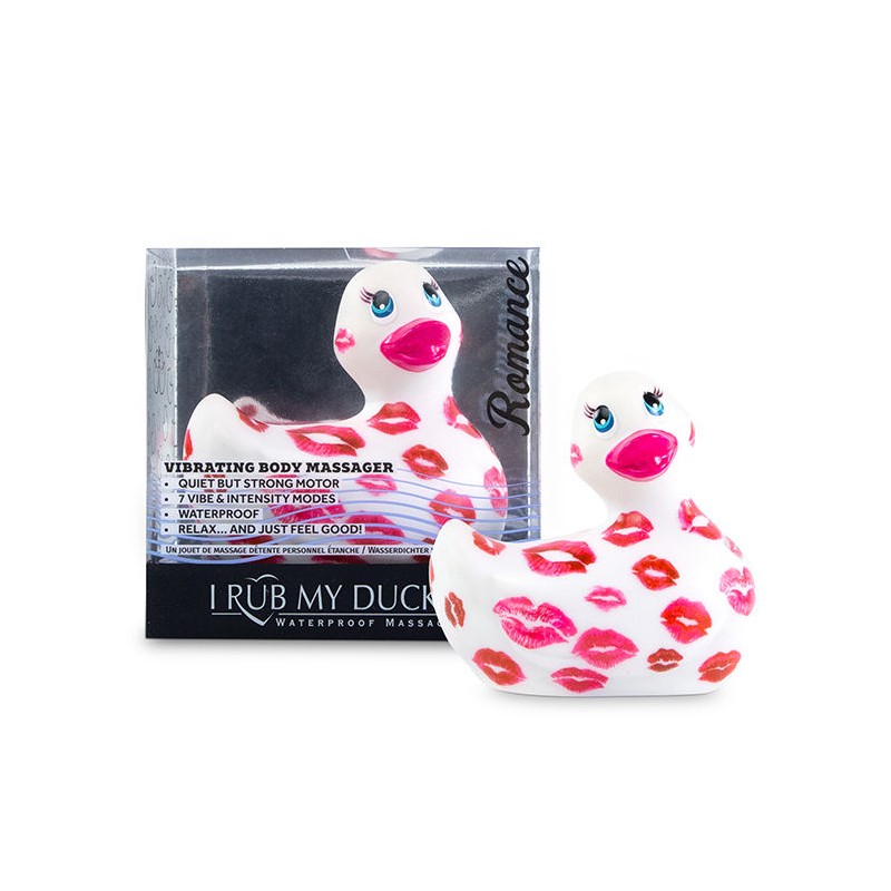 BIG TEASE TOYS - I RUB MY DUCKIE 2.0 | PATO VIBRADOR ROMANCE (WHITE & PINK)