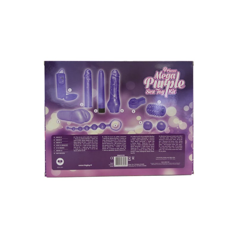 TOYJOY - JUST FOR YOU MEGA PURPLE SEX TOY KIT