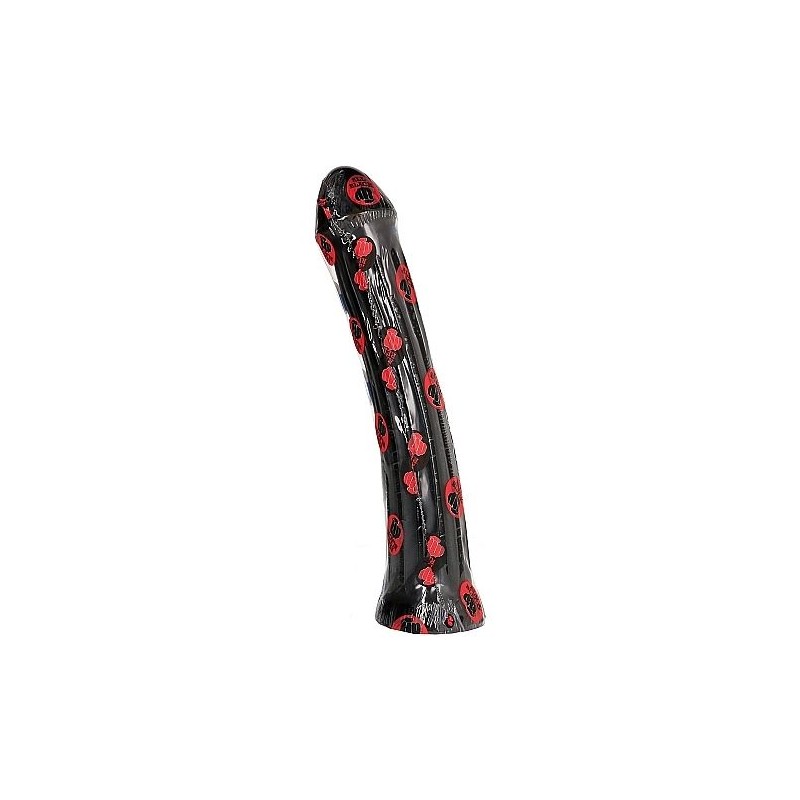 ALL BLACK - PLUG DILDO 31 CM