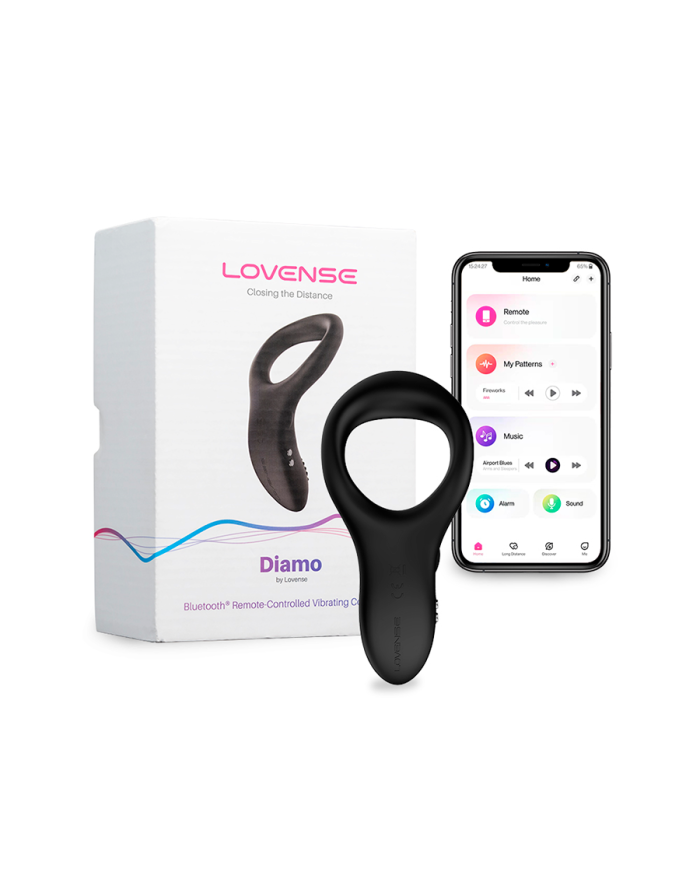 Anillo Vibrador Diamo Controlado por APP Global by Lovense Anillo Vibrador Diamo Controlado por APP Global by Lovense