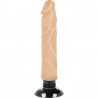 BASECOCK - VIBRADOR REALISTICO 2-1 NATURAL 20 CM -O- 4 CM