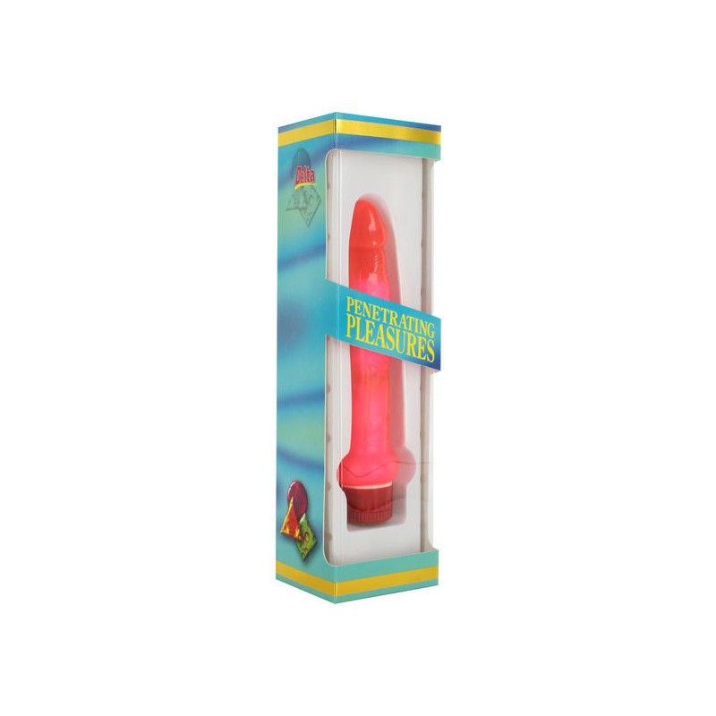 SEVEN CREATIONS - JELLY VIBRADOR ANAL DELGADO ROSA