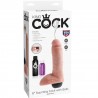 KING COCK - 10 PENE MARRON 25.4 CM