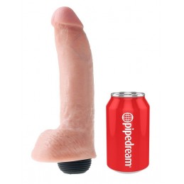 KING COCK - PENE REALISTICO EYACULADOR NATURAL 22.86 CM